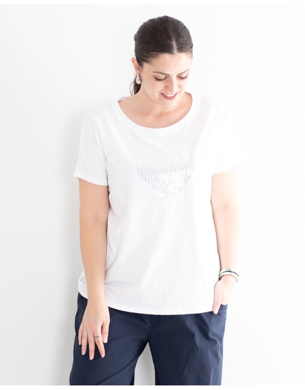 T-Shirt Cuoremio Cotone...