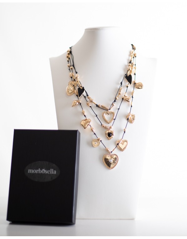 Collana Millecuori 3 Fili Oro