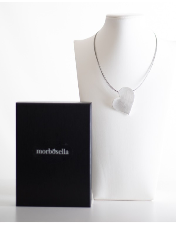 Collana Cuorechic Satinata...