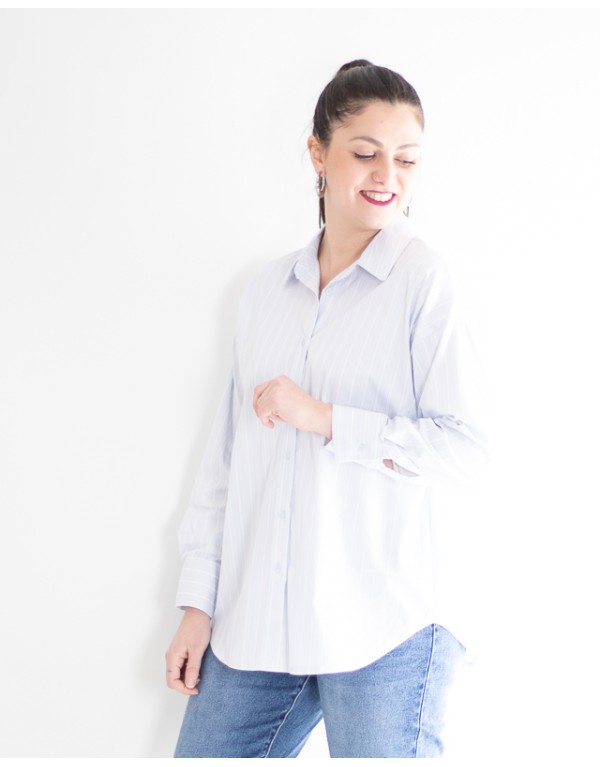Camicia Tania Cotone Over...