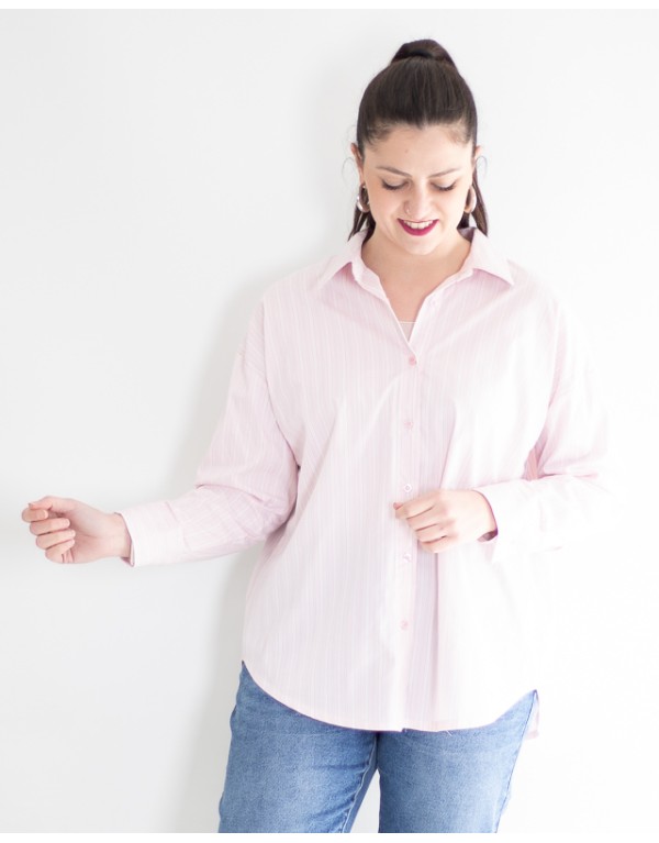 Camicia Tania Cotone Over...