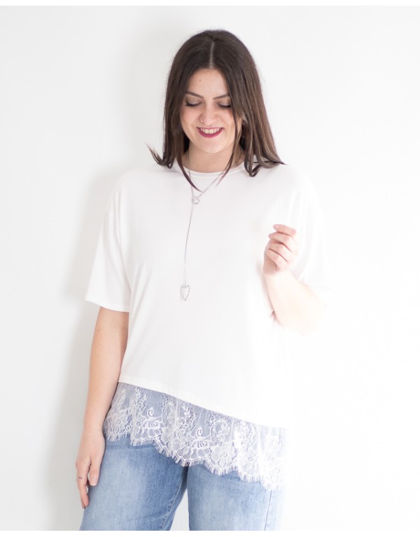 T-shirt Ginny Cotone Fondo...