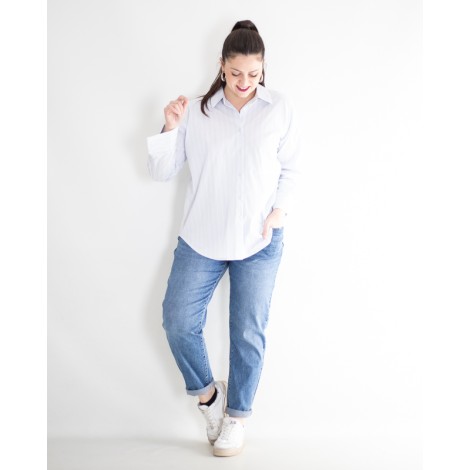 Jeans Trey Mom Fit Elastico Coulisse