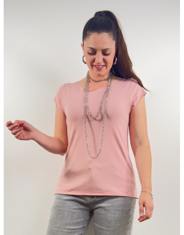 T-shirt Basic Cotone Taglio...