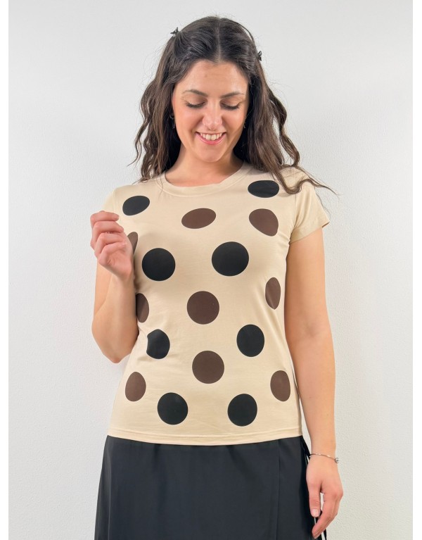 T-Shirt Dotty Maxi Pois...