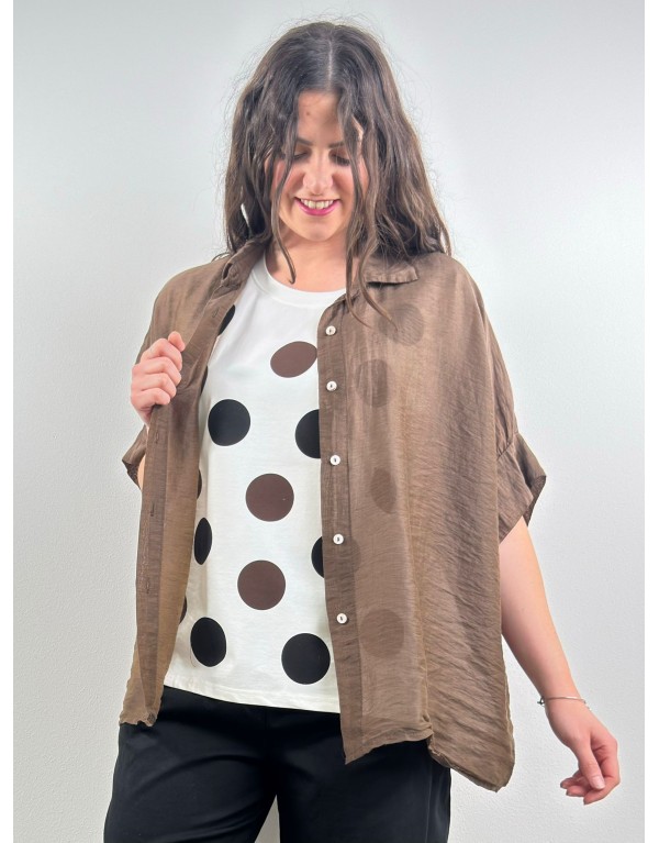 Camicia Solea Lino Viscosa...