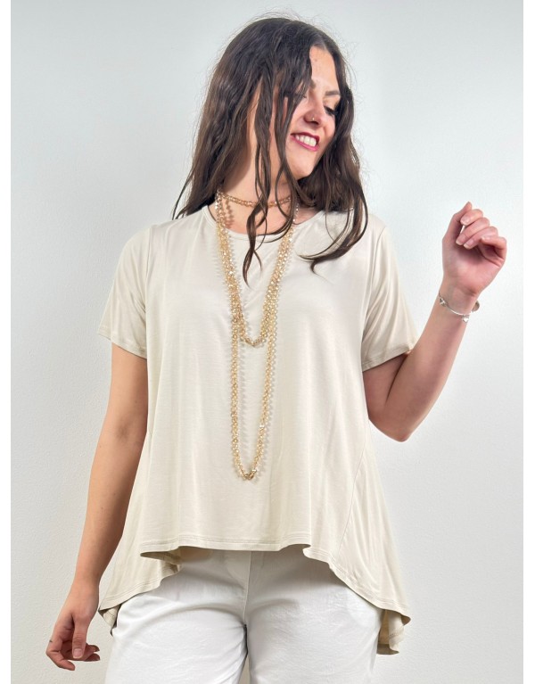 T-shirt Luana Viscosa Over...