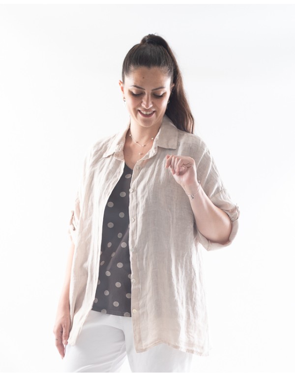 Camicia Biluna Lino Manica...