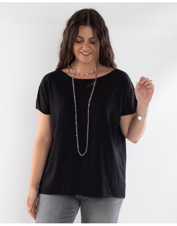 T-shirt Basic Cotone Taglio...
