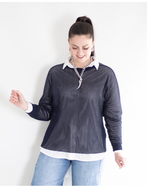 Maglia Taty Viscosa Costine...